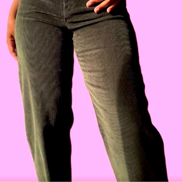 💕Classic Lauren Ralph Lauren Olive Straight Leg Pants - Size 16 - Picture 1 of 11